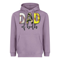 Lavender dad of both with softball and baseball Heavyweight Hoodie - texasbilliewilder