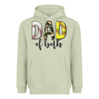 Matcha dad of both with softball and baseball Heavyweight Hoodie - texasbilliewilder