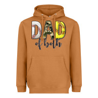 Meerkat dad of both with softball and baseball Heavyweight Hoodie - texasbilliewilder