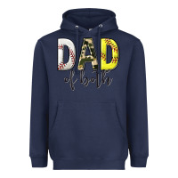 Navy dad of both with softball and baseball Heavyweight Hoodie - texasbilliewilder