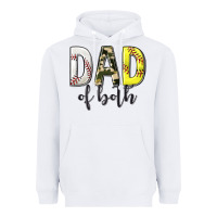 White dad of both with softball and baseball Heavyweight Hoodie - texasbilliewilder
