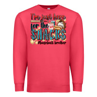 Cardinal i'm just here for the snacks #baseball brother Premium Sweatshirt - Zillion Design Studio