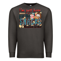 Smoke i'm just here for the snacks #baseball brother Premium Sweatshirt - Zillion Design Studio