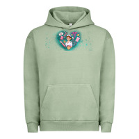 Pigment Oil Green nurse and elements Urban Hoodie - AdoDesignShop