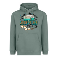 Sage adventure awaits Heavyweight Hoodie - texasbilliewilder