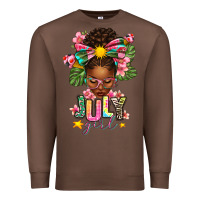 Chestnut july girl afro woman summer Premium Sweatshirt - texasbilliewilder