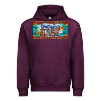 Mauve Wine american babe Urban Hoodie - Artiststas