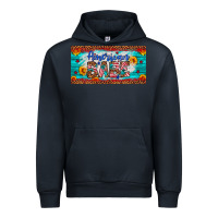 Navy american babe Urban Hoodie - Artiststas
