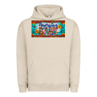 Pigment French Oak american babe Urban Hoodie - Artiststas