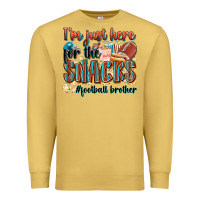 Antique Gold i'm just here for the snacks #american football br Premium Sweatshirt - Zillion Design Studio