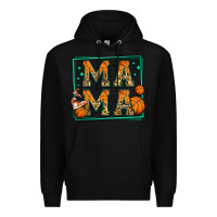 Black basketball mama Premium Hoodie - Jasminsmagicworld