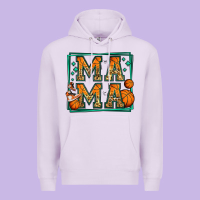 Basketball Mama Premium Hoodie Designed By Jasminsmagicworld