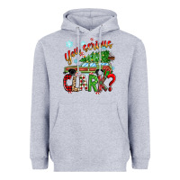 Heather Grey you serious clark Heavyweight Hoodie - Zillion Design Studio