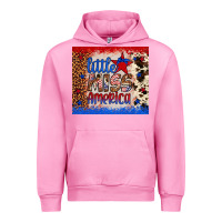Fuchsia Pink little miss america Urban Hoodie - Artiststas