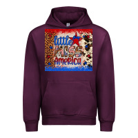 Mauve Wine little miss america Urban Hoodie - Artiststas
