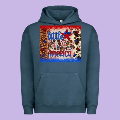 Little Miss America Urban Hoodie Designed By Artiststas