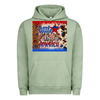 Pigment Oil Green little miss america Urban Hoodie - Artiststas