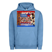 Pigment Pebble Blue little miss america Urban Hoodie - Artiststas