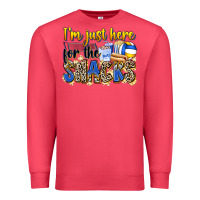 Cardinal i'm just here for the snacks volleyball Premium Sweatshirt - Zillion Design Studio