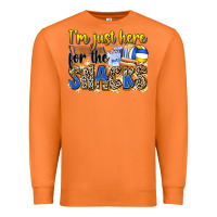 Carrot i'm just here for the snacks volleyball Premium Sweatshirt - Zillion Design Studio