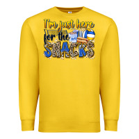 Lemon i'm just here for the snacks volleyball Premium Sweatshirt - Zillion Design Studio