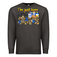 Smoke i'm just here for the snacks volleyball Premium Sweatshirt - Zillion Design Studio