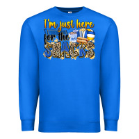 True Royal i'm just here for the snacks volleyball Premium Sweatshirt - Zillion Design Studio