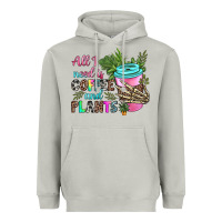 Moon Dust all i need is coffee and plants Heavyweight Hoodie - texasbilliewilder