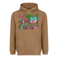 Toasted Coconut all i need is coffee and plants Heavyweight Hoodie - texasbilliewilder