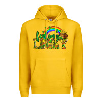 Lemon feeling lucky with coins Premium Hoodie - AdoDesignShop
