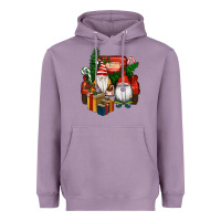 Lavender Christmas Truck And Gnome Heavyweight Hoodie - RanaPortraitStore