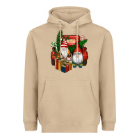 Mushroom Christmas Truck And Gnome Heavyweight Hoodie - RanaPortraitStore