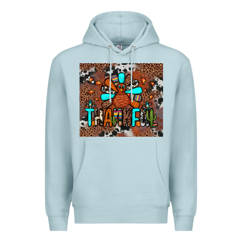 Thankful Turkey Png Premium Hoodie by JahusDesignShop | Teevron