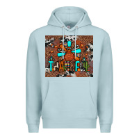 Blue Mist thankful turkey png Premium Hoodie - JahusDesignShop