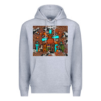 Heather Grey thankful turkey png Premium Hoodie - JahusDesignShop