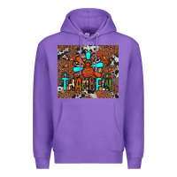 Purple thankful turkey png Premium Hoodie - JahusDesignShop