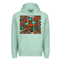 Seafoam thankful turkey png Premium Hoodie - JahusDesignShop