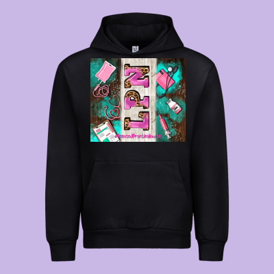 Lpn Licenced Practical Nurse And Element Urban Hoodie Designed By Adodesignshop