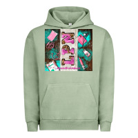 Pigment Oil Green lpn licenced practical nurse and element Urban Hoodie - AdoDesignShop
