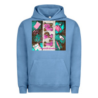Pigment Pebble Blue lpn licenced practical nurse and element Urban Hoodie - AdoDesignShop