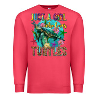 Cardinal just a girl who loves turtles Premium Sweatshirt - texasbilliewilder