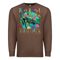 Chestnut just a girl who loves turtles Premium Sweatshirt - texasbilliewilder
