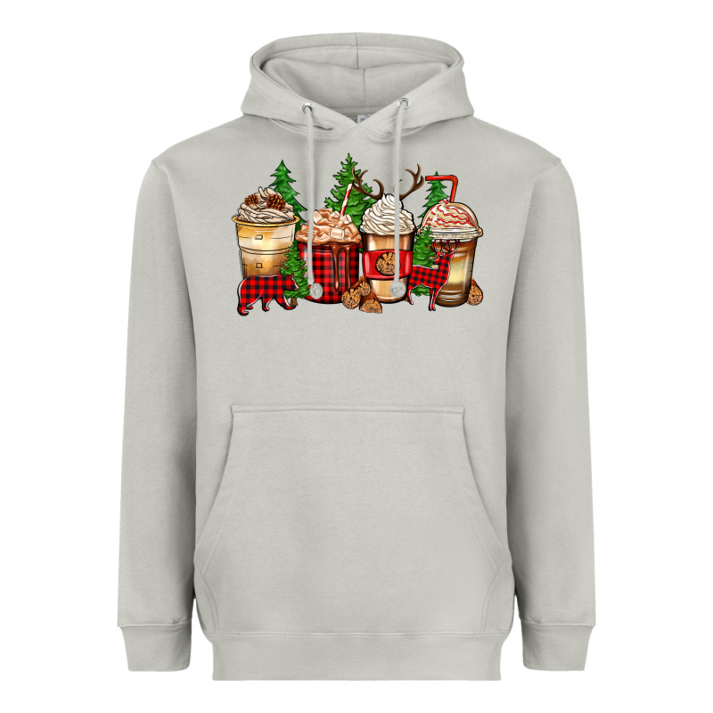 Lumberjack Coffee Cups Heavyweight Hoodie by Zillion Design Studio | Teevron