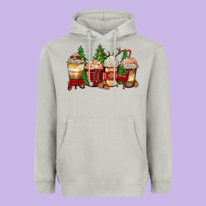 Lumberjack Coffee Cups Heavyweight Hoodie Designed By Zillion Design Studio