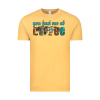 Vintage Mustard you had me at coffee Vintage Tee - Artiststas
