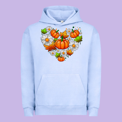 Pumpkin And Daisies Urban Hoodie Designed By Adodesignshop