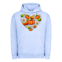 Pigment Grape Ice pumpkin and daisies Urban Hoodie - AdoDesignShop