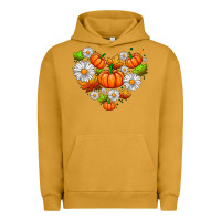 Pigment Peanut Butter pumpkin and daisies Urban Hoodie - AdoDesignShop