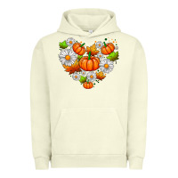 Pigment Pistachio pumpkin and daisies Urban Hoodie - AdoDesignShop
