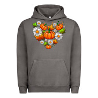 Pigment Tornado pumpkin and daisies Urban Hoodie - AdoDesignShop